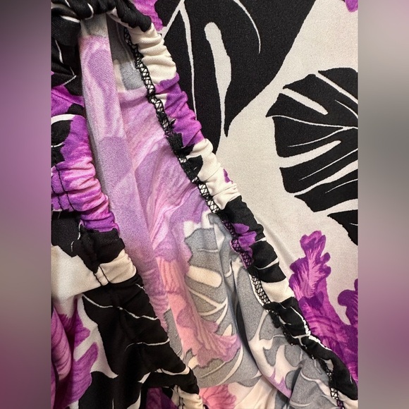 Coldesina floral doman sleeve elastic waist top NWT - Picture 5 of 6